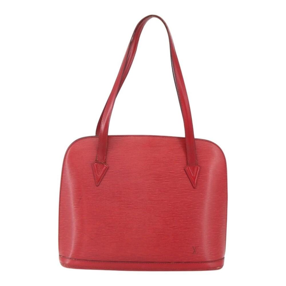 Louis Vuitton Epi Lussac Shoulder Bag Red